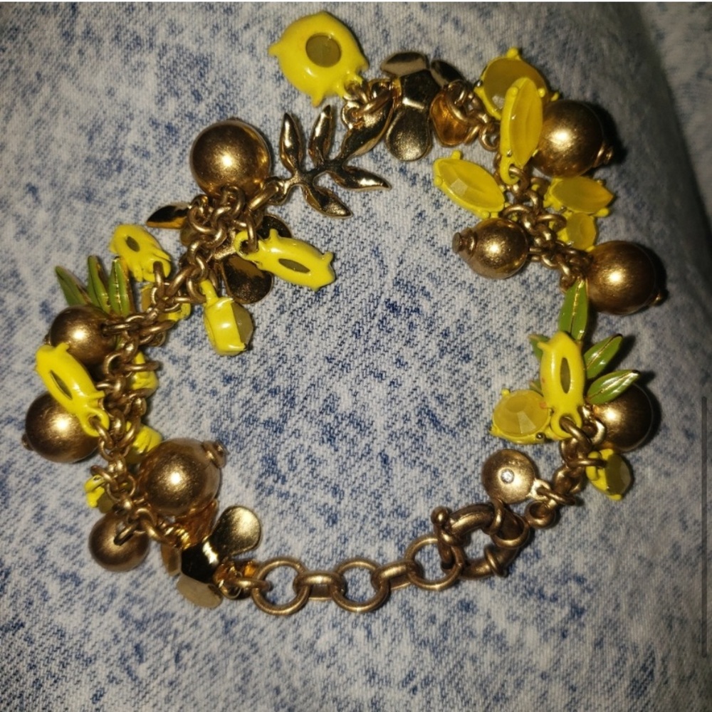 J Crew Lemon Tree Charm Bracelet - Picture 8 of 8